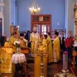 Епископ Митрофан совершил Литургию в Богородице-Рождественском храме с. Рождествено